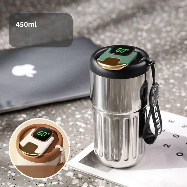 Coffee Thermos With Temperature Display-Grand Kitchen