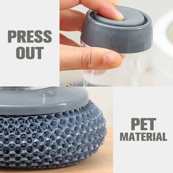 Soap Dispensing Palm Brush Storage Set-Grand Kitchen