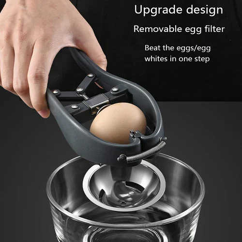 2 IN 1 Stainless Steel Egg Opener-Grand Kitchen