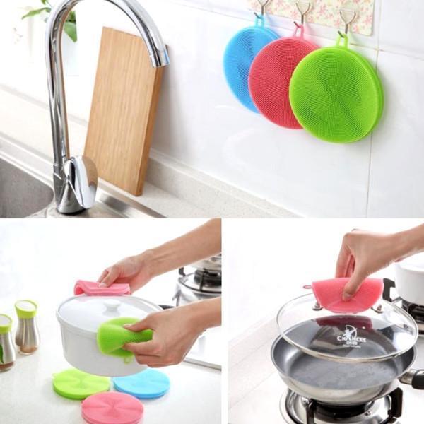 Silicone Dish Washing Sponge-Grand Kitchen
