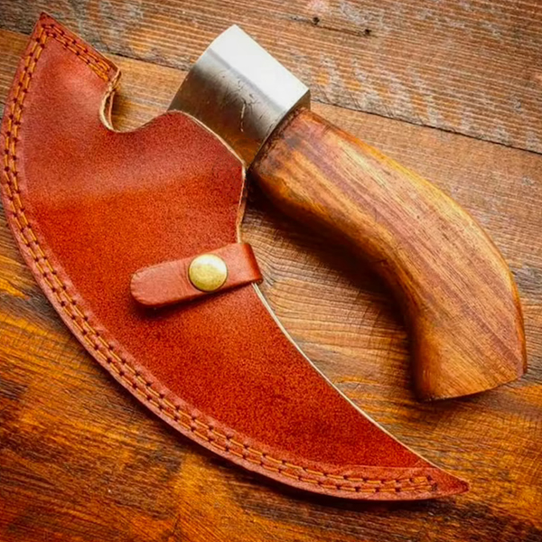 🎁🪓Gift to Him - Viking Hatchet Handmade Pizza Cutting Axe-Grand Kitchen