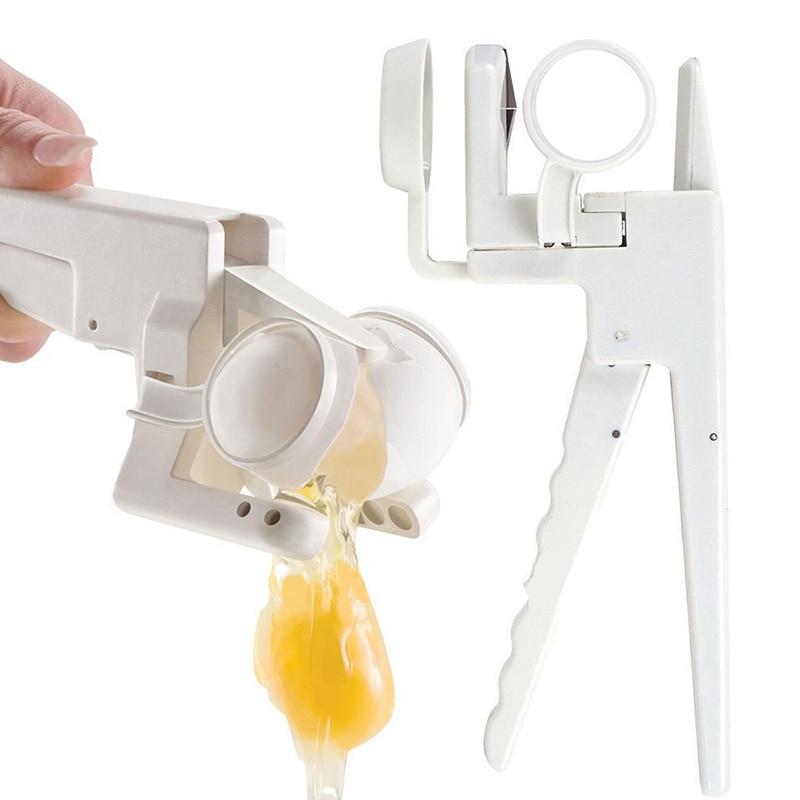 One Handed Egg Cracker Tool, Best Egg Cracker Egg Yolk Separator-Grand Kitchen