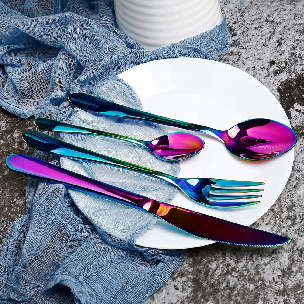 24pcs Gradient Tableware Set-Grand Kitchen