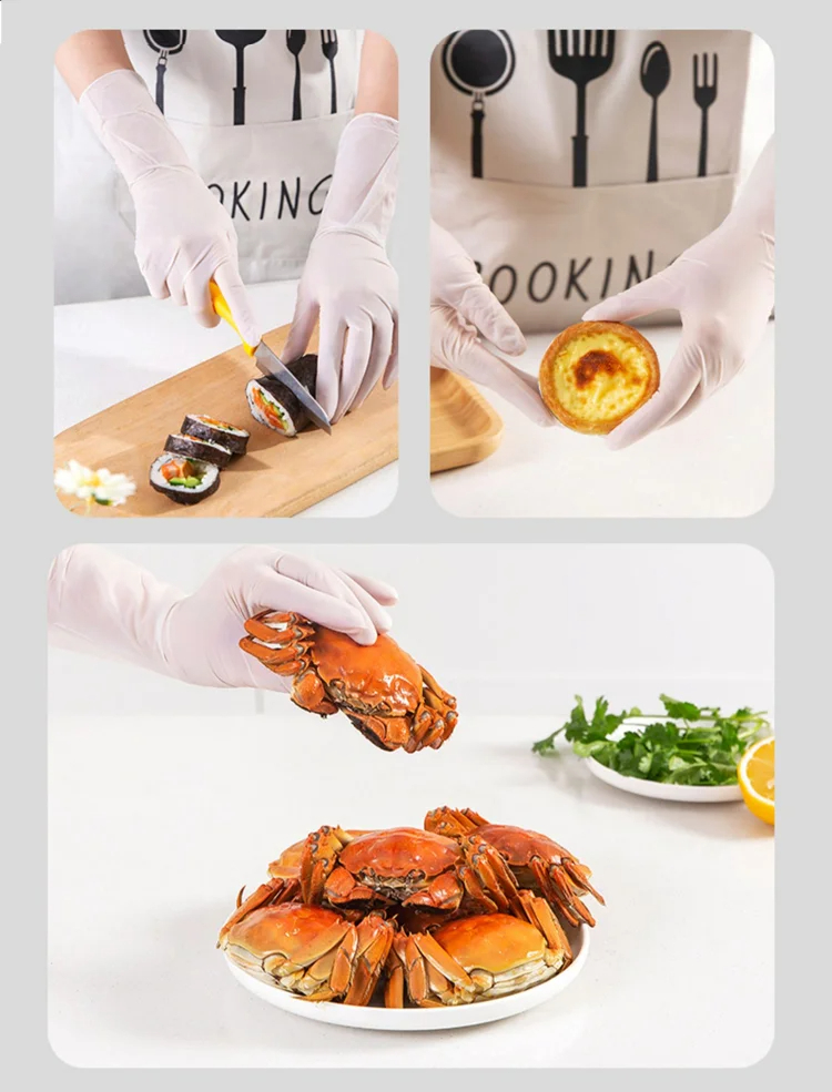 Flip top nitrile housework gloves-Grand Kitchen