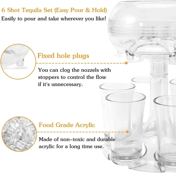 🔥HOT SALE 50% OFF🔥--Shot Glass Dispenser and Holder-Grand Kitchen
