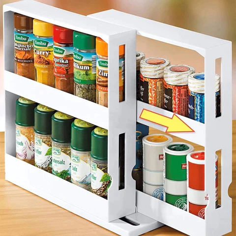 Multifunctional Rotating Spice Rack-Grand Kitchen