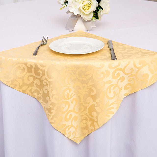 10pcs Polyester Jacquard Table Napkin Dinner Napkins Handkerchiefs-Grand Kitchen