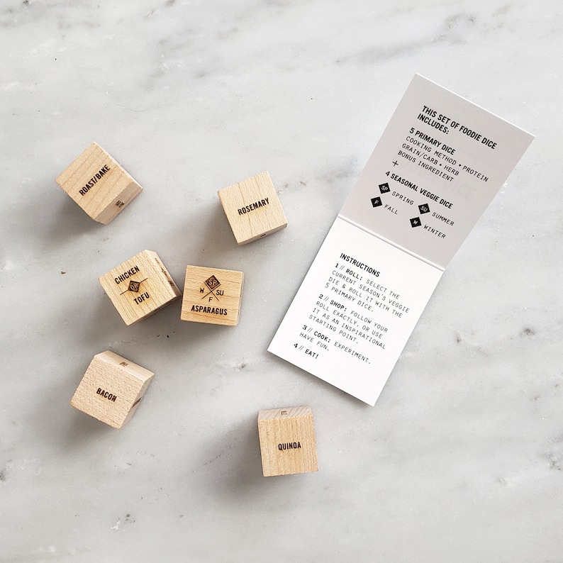 Foodie Dice Seasonal Dinners Pouch