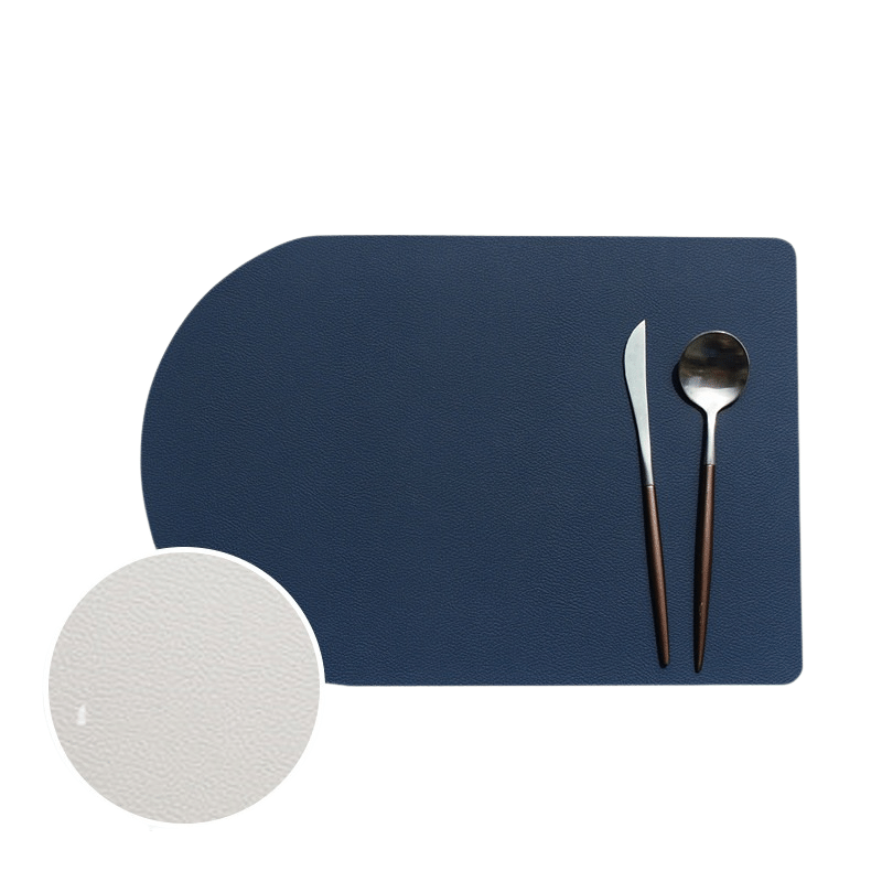 Placemat Washable Set Dual Side Tableware Pad Leather Heat Placemat-Grand Kitchen