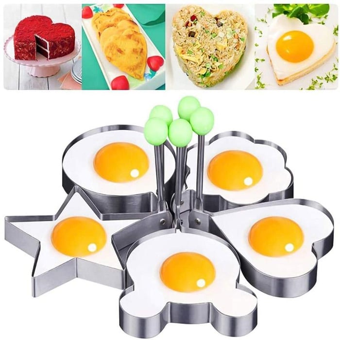 Stainless Steel Fried Egg Molds-Grand Kitchen