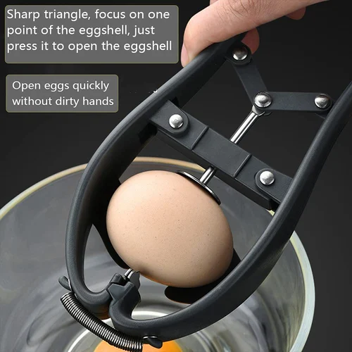 2 IN 1 Stainless Steel Egg Opener-Grand Kitchen