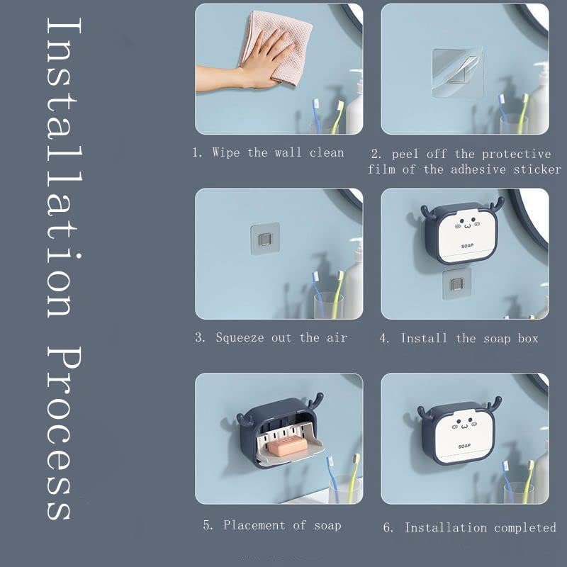 Flip-Top Cartoon Antler Soap Holder-Grand Kitchen