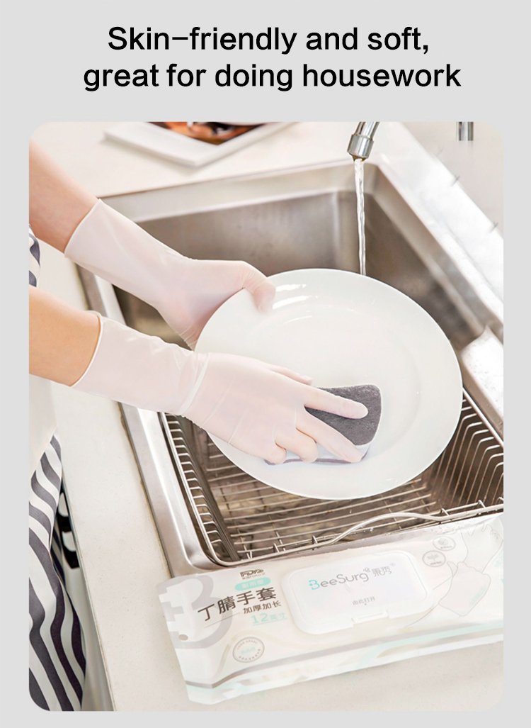 Flip top nitrile housework gloves-Grand Kitchen