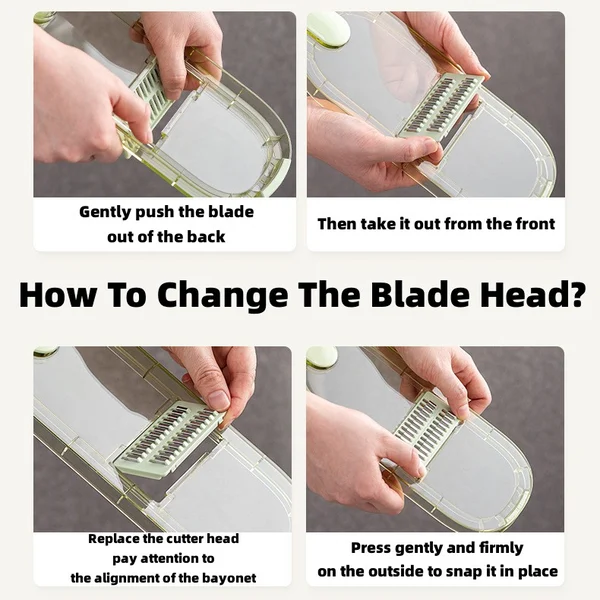 Kitchen Mult-Functional Vegetable & Meat Slice Cuts Set-Grand Kitchen