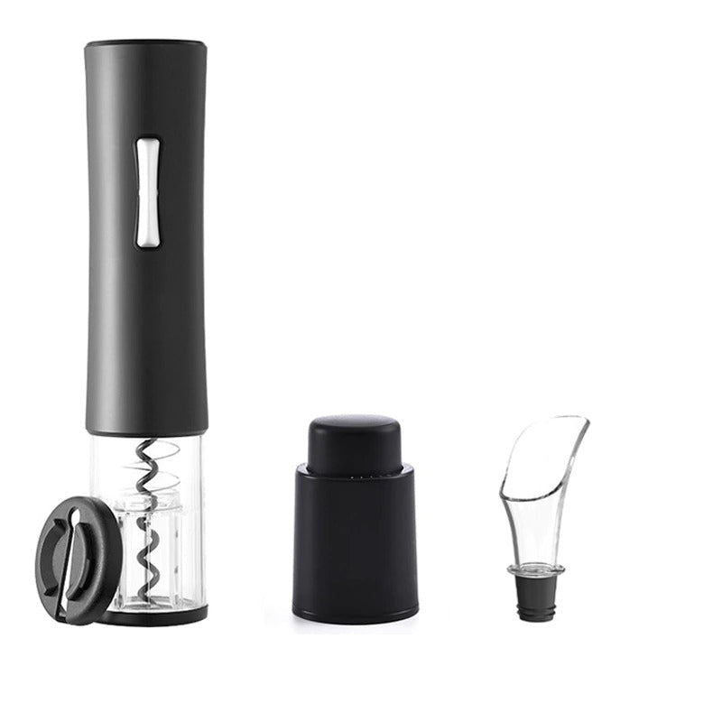 Automatic Bottle Opener for Wine Foil Cutter Electric Wine Jar Opener in Black or Red-Grand Kitchen
