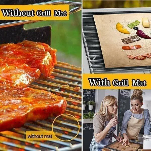 Non-Stick BBQ Grill Mats-Grand Kitchen