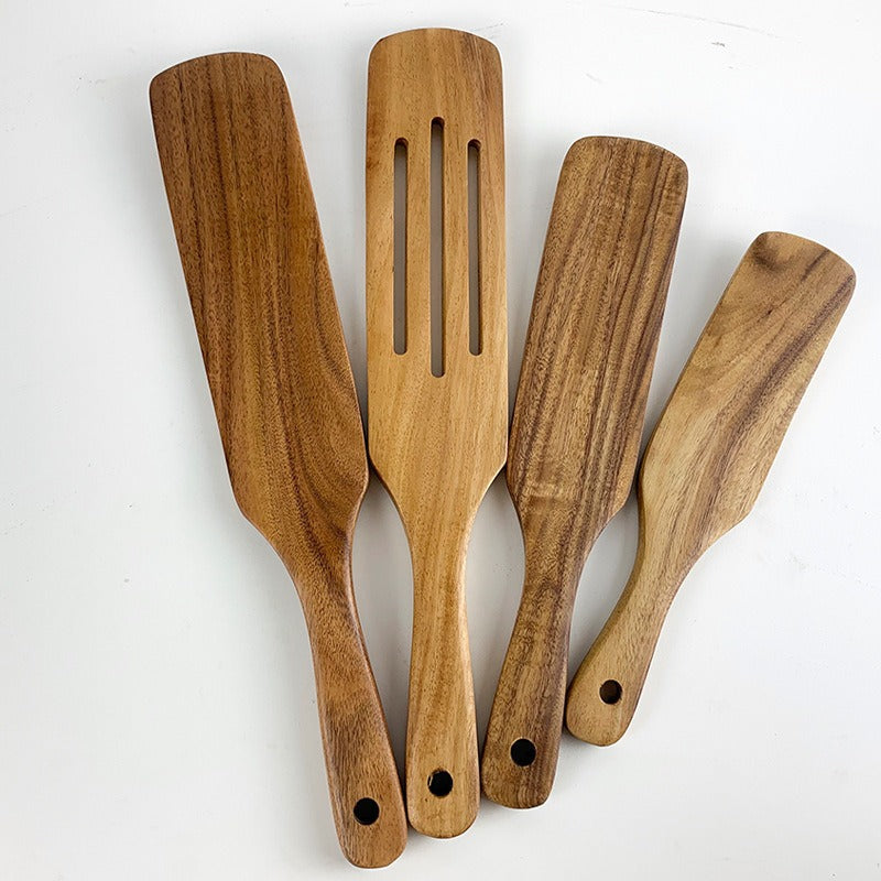 Teak Natural Wood Tableware Spoon Colander Spoon Special Soup Skimmer-Grand Kitchen