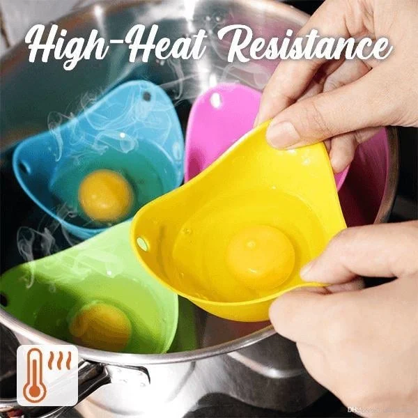🥚🥚Easy Silicone Egg Poacher(4 Pcs)-Grand Kitchen