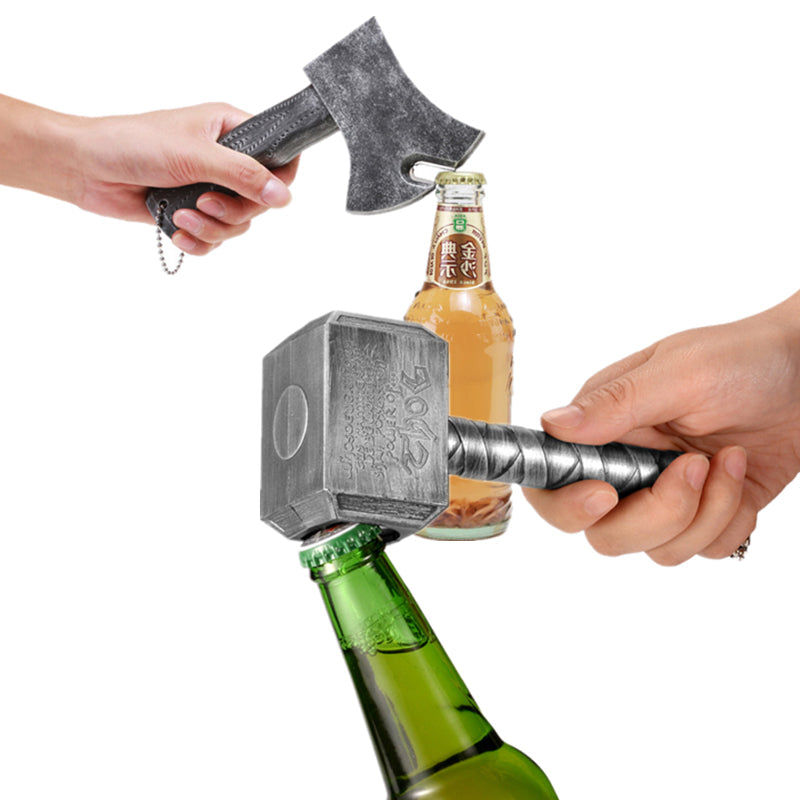 Creative Retro Beer Bottle Openers Hammer Shaped Beer Corkscrew-Grand Kitchen