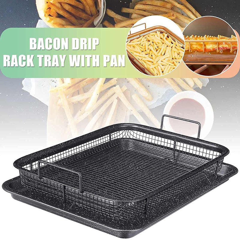 Stainless Steel Baking Tray Oil Frying Baking Pan Non-stick Grill-Grand Kitchen