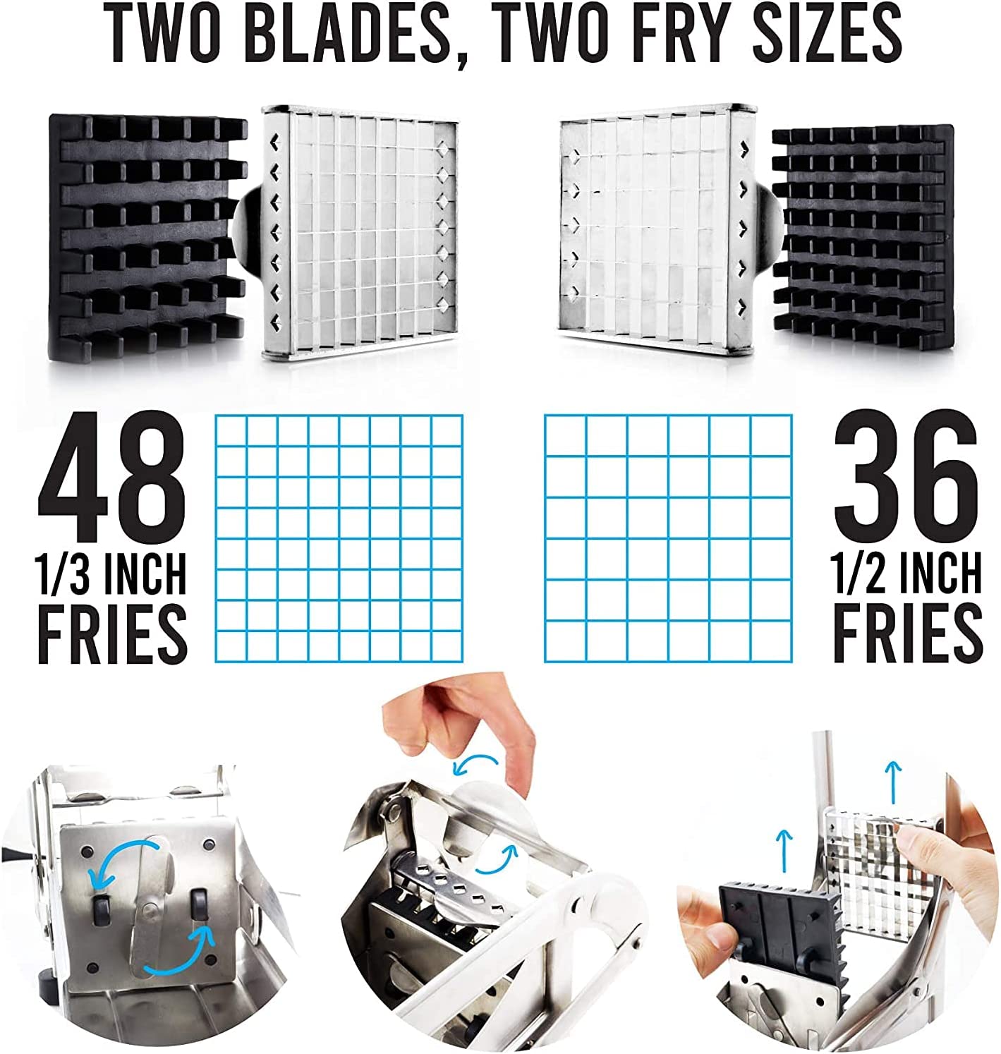 Commercial Grade Vegetable and Potato Slicer-Grand Kitchen