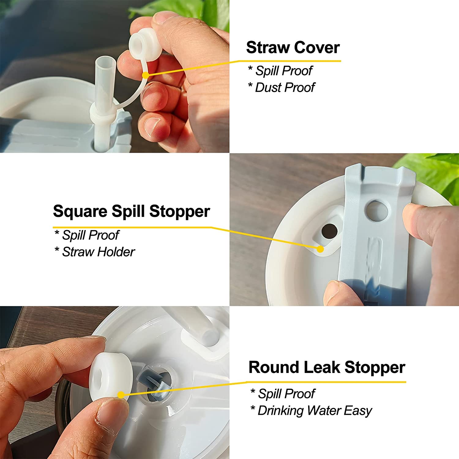 Silicone Spill Proof Stopper Set-Grand Kitchen