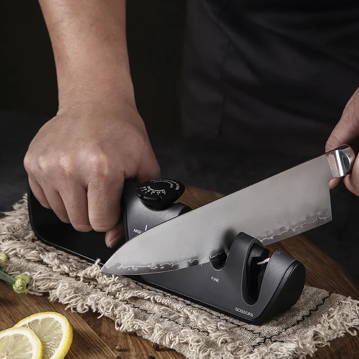 Angle-Adjustable Knife Sharpener-Grand Kitchen