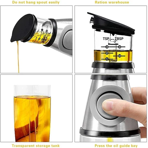Superior Glass Oil and Vinegar Dispenser-Grand Kitchen