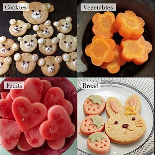 Mini Pie Fruit and Cookie Stamps Mold(12Pcs)- Kids Favorite-Grand Kitchen