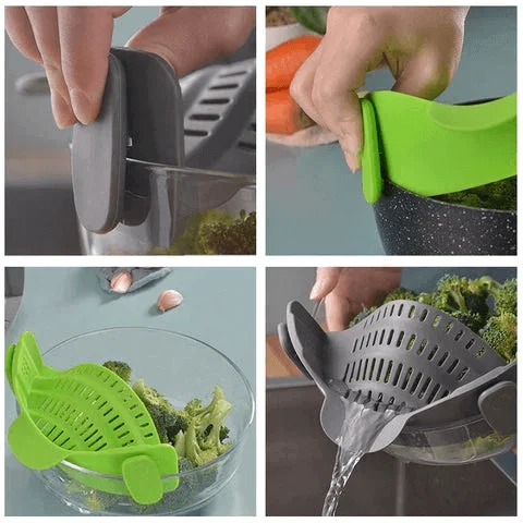 Clip On Strainer Silicone-Grand Kitchen