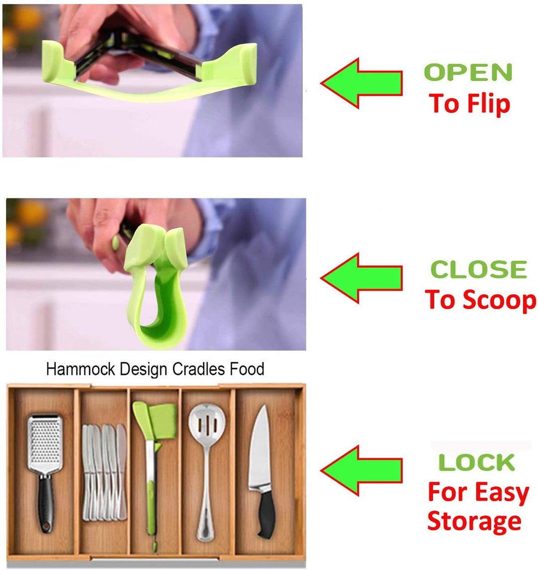 2-in-1 Spatula & Tongs - Grand Kitchen™-Grand Kitchen