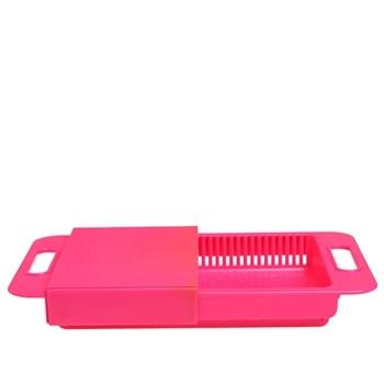 Retractable Cutting Board and Drain Basket
