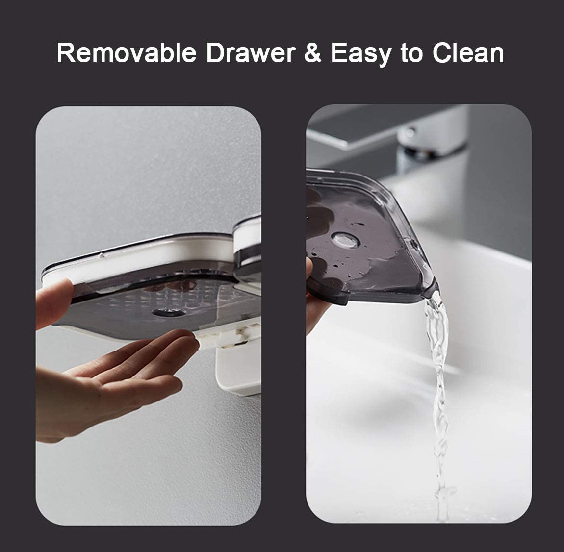 Double Soap Dish with Draining Tray-Grand Kitchen