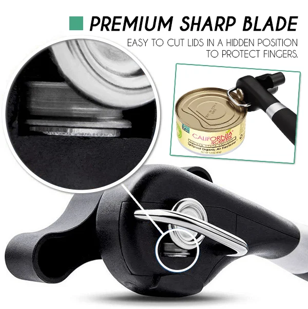 Stainless Steel Safe Cut Can Opener-Grand Kitchen