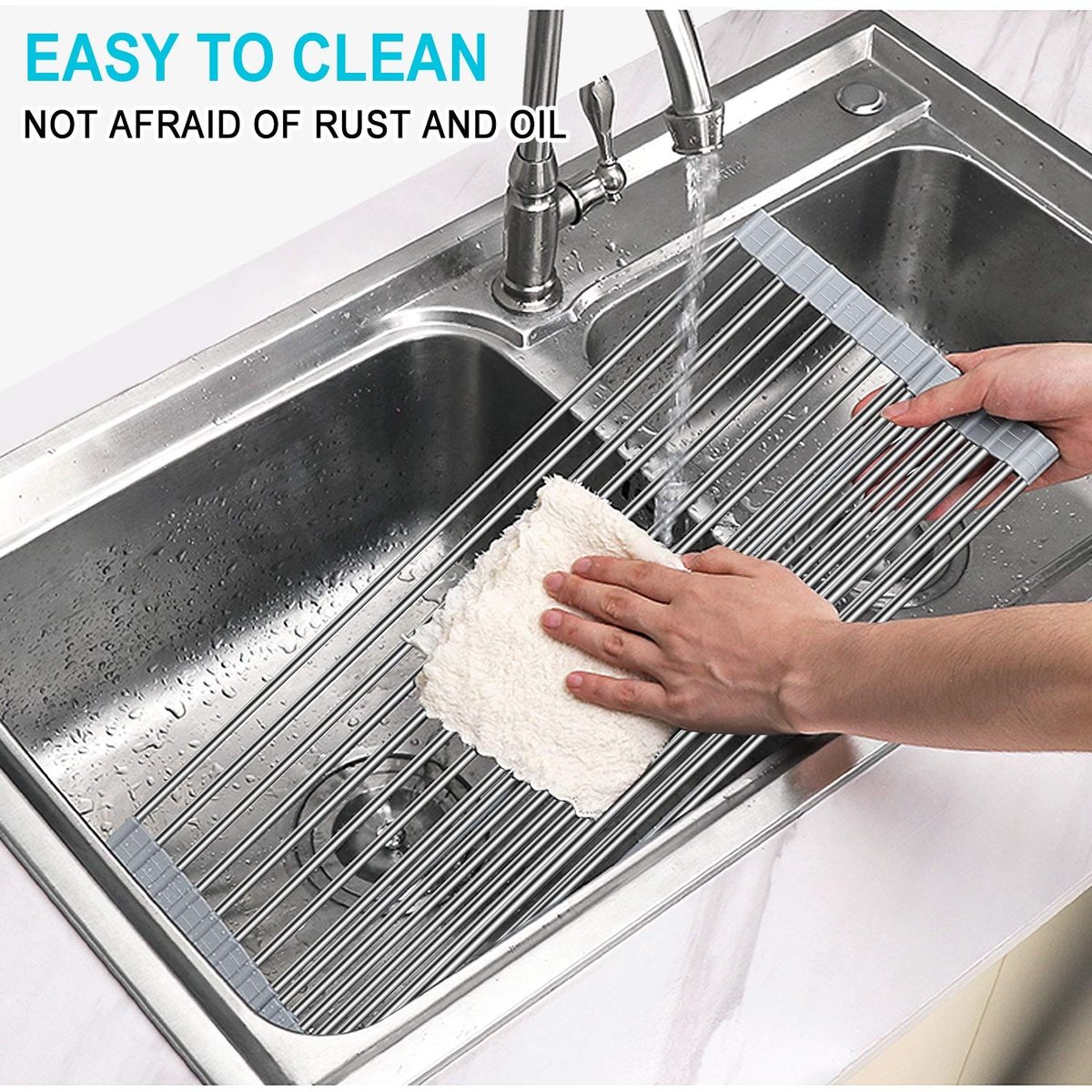 New Portable Stainless Steel Rolling Rack-Grand Kitchen