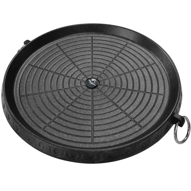 Grill Pan Non-stick Smokeless Barbecue Tray Stovetop Plate for Indoor-Grand Kitchen