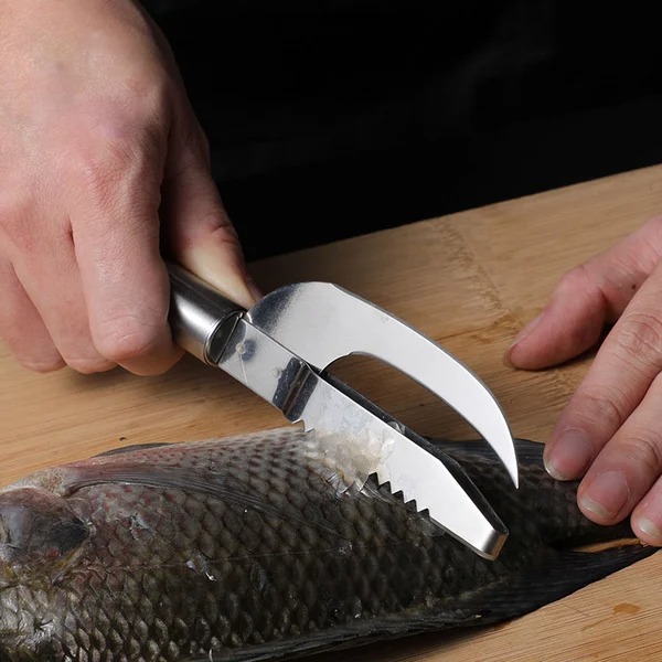 Fish Scale Knife Cut/Scrape/Dig 3-in-1-Grand Kitchen