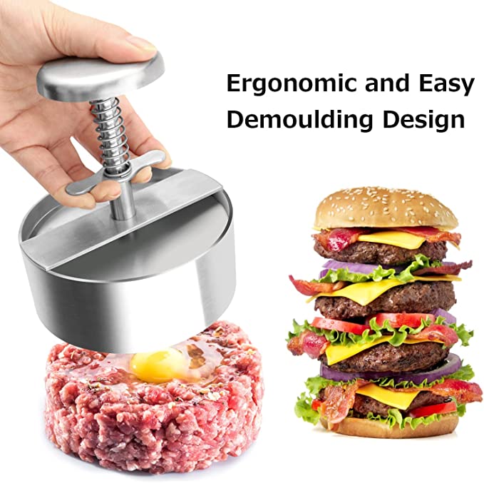 🍔Adjustable Stainless Steel Hamburger Patty Maker-Grand Kitchen