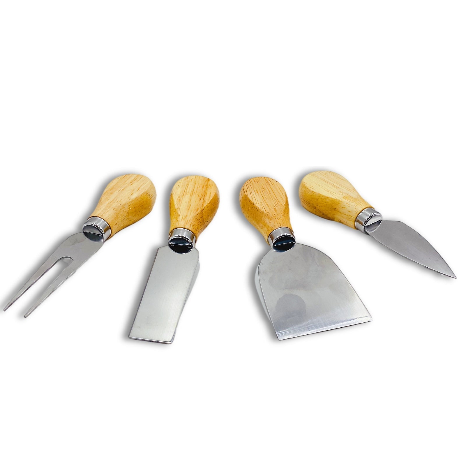 4 Cheese Knives Set-Mini Knife, Butter Knife, Spatula & Fork-Grand Kitchen