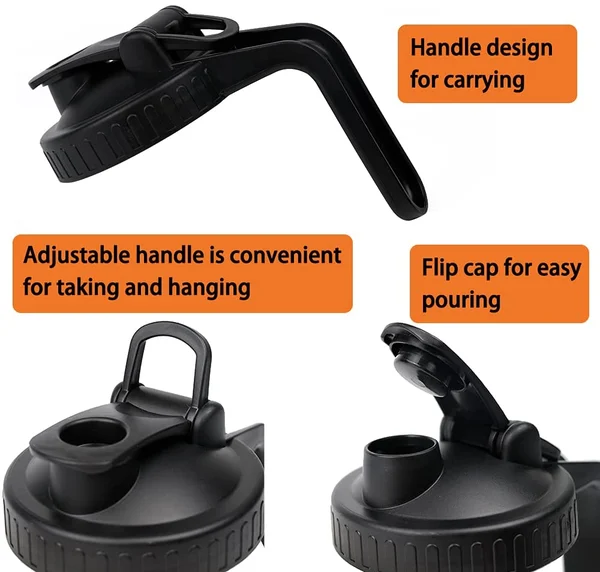 Pour & Store Pitcher Lid with Handle for Mason Jars-Grand Kitchen