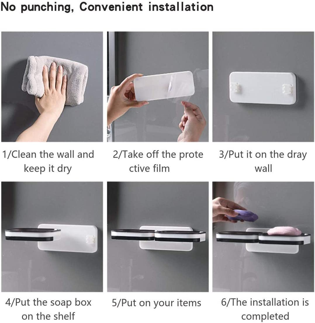Double Soap Dish with Draining Tray-Grand Kitchen