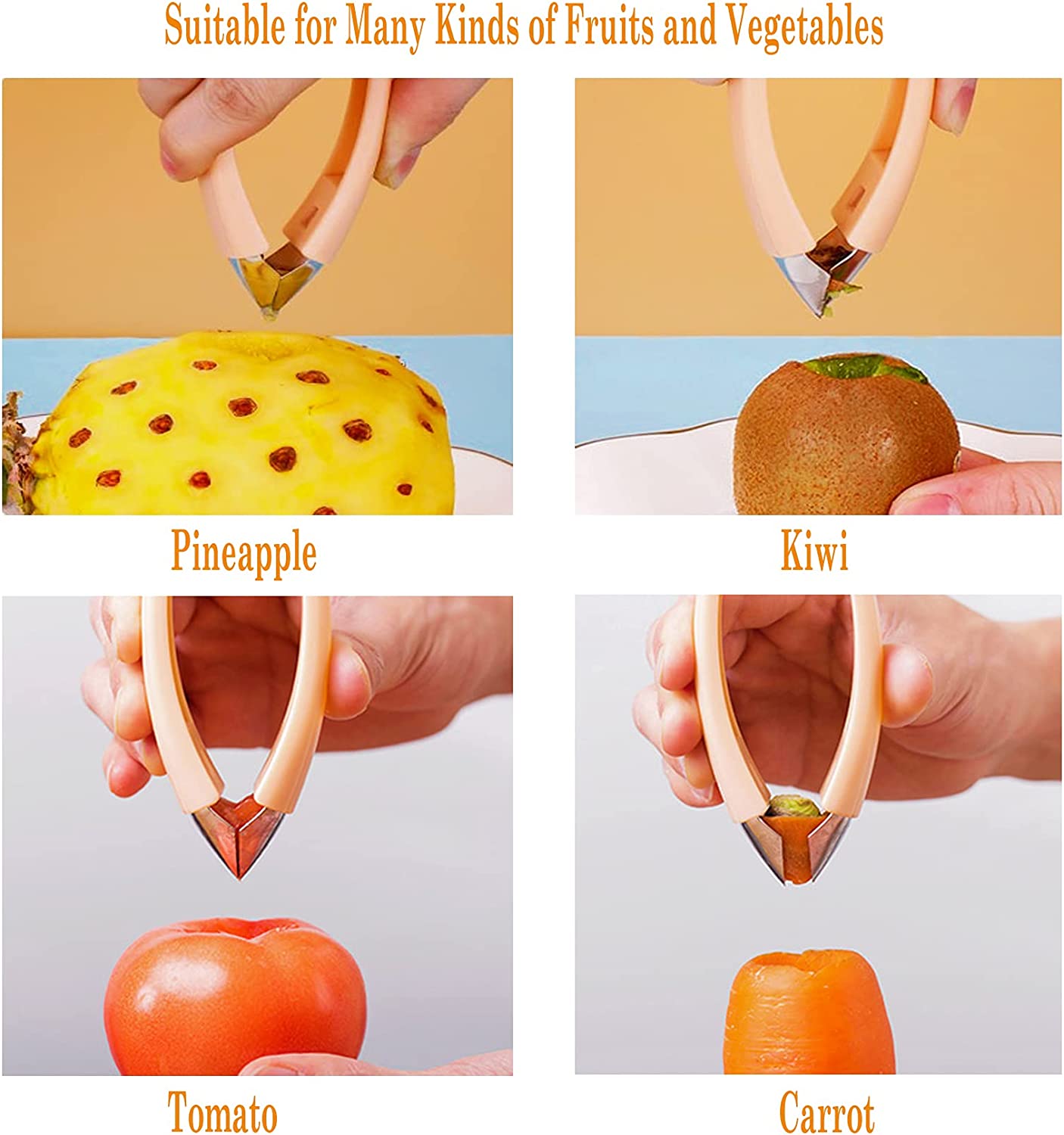 Stainless Steel Convenient Vegetable and Fruit Seed Remover-Grand Kitchen