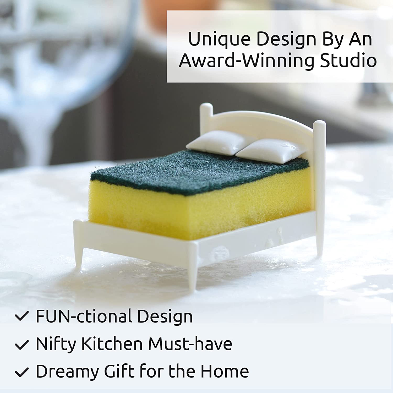Clean Dreams Kitchen Sponge Holder (Sponge include)-Grand Kitchen