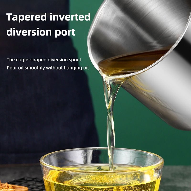 Stainless Steel Oil Filter Pot-Grand Kitchen