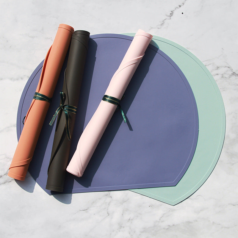 Silicone Placemat for Dining Coaster Table Runner Place Mat Tableware-Grand Kitchen