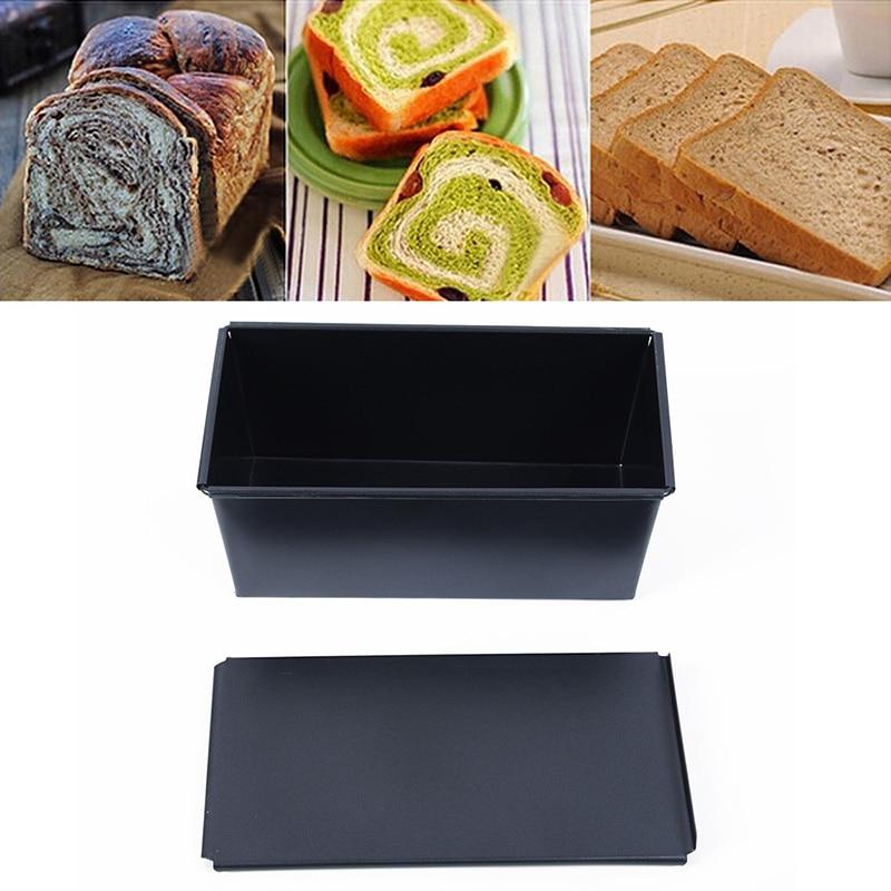 Nonstick Rectangle Bread Loaf Baking Pan With Lid-Grand Kitchen