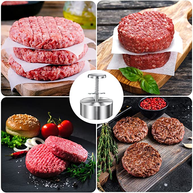 🍔Adjustable Stainless Steel Hamburger Patty Maker