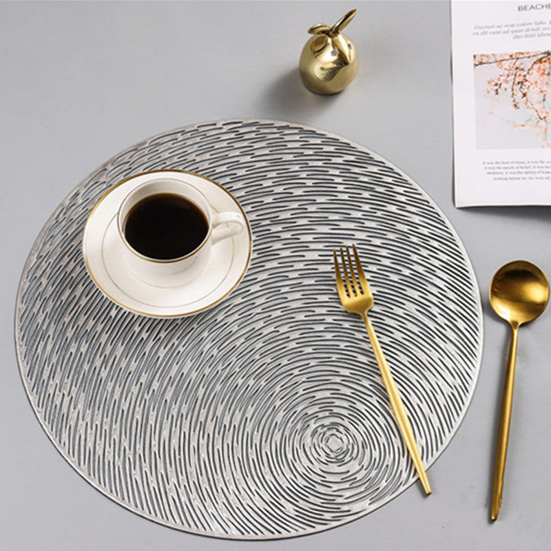 Table Mats Coasters Pad Round Placemat Heat Wear Resistant Placemat-Grand Kitchen