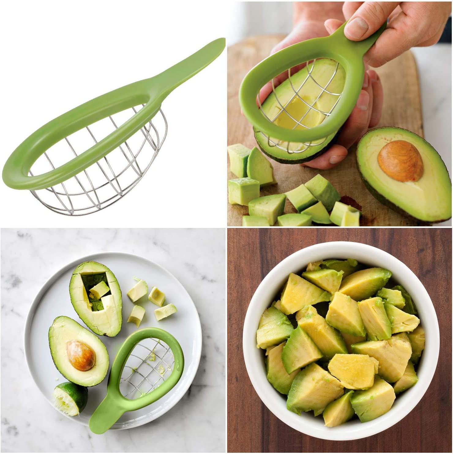 Avocado 3 Piece Set Avocado Slicer-Grand Kitchen