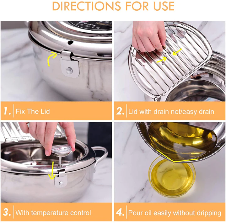  Temperature Control Fryer(🥳HOT SAVE-50% OFF)-Grand Kitchen